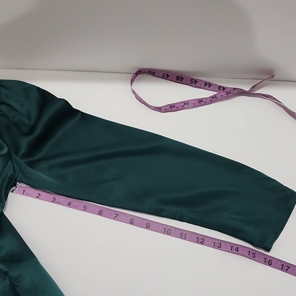 Reformation Cassis Silk Faux Wrap Dress - Picture 9 of 13